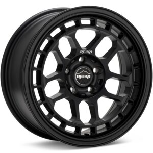 REIKA Wheels R30 Drifter Satin Black Wheels 17 In 17x8 +20 R30780201203F
