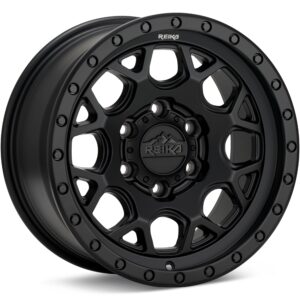REIKA Wheels R45 Marauder Satin Black Wheels 17 In 17x8 +20 R45780201203F