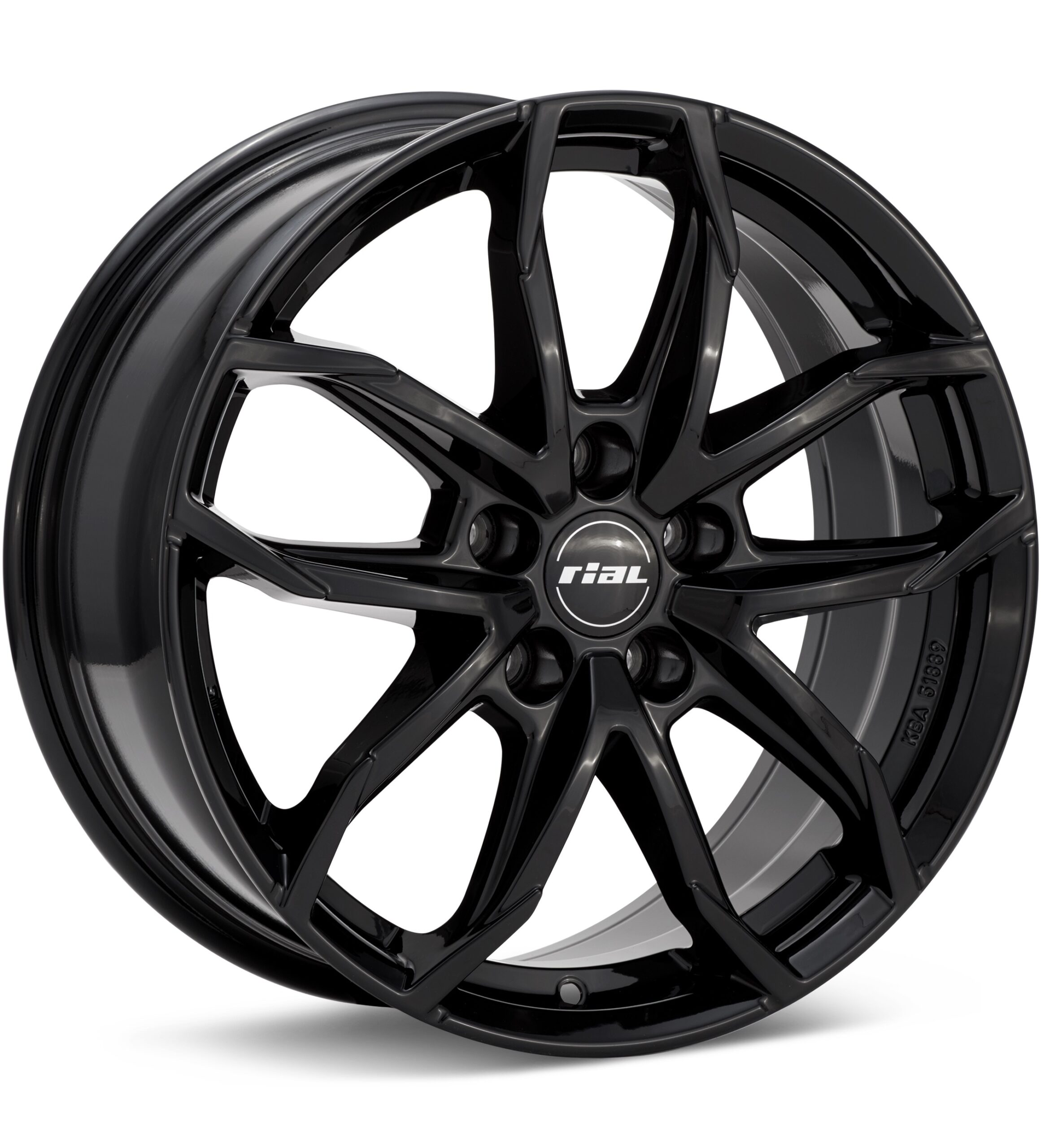 Rial Lucca Gloss Black Wheels 19 In 19x8 +40 LUC80940B72-6
