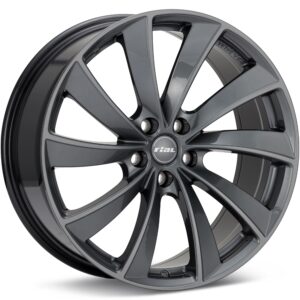 Rial Lugano OE Cap Dark Grey Wheels 19 In 19x10.5 +45 LU105945TR77-6