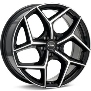 Rial Salento Machined w/Gloss Black Accent Wheels 18 In 18x8 +40 SAL80840B63-1