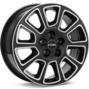 Rial Transporter 2 Machined w/Gloss Black Accent Wheels 16 In 16x6.5 +54 TP2-65654M93-1