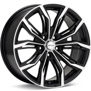 RTX Wheels Black Widow Machined w/Gloss Black Accent Wheels 16 In 16x7 +40 082417