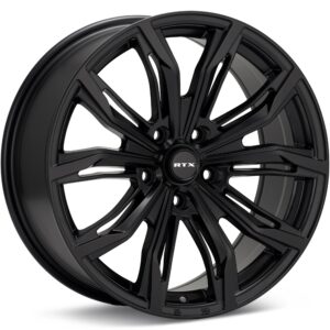 RTX Wheels Black Widow Satin Black Wheels 16 In 16x7 +40 082403