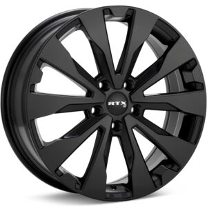 RTX Wheels Estate Satin Black Wheels 17 In 17x7 +48 082570