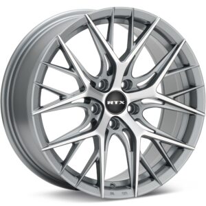 RTX Wheels Valkyrie Machined w/Gunmetal Accent Wheels 17 In 17x7.5 +40 083018
