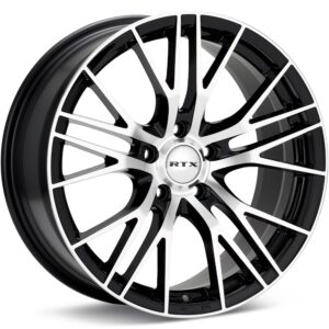 RTX Wheels Vertex Machined w/Gloss Black Accent Wheels 17 In 17x7.5 40 081916