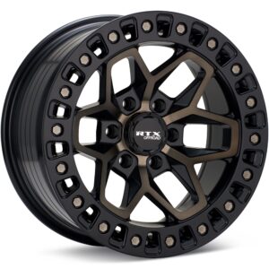 RTX Wheels Zion Black Machined w/Bronze Tint Wheels 17 In 17x9 -15 082922