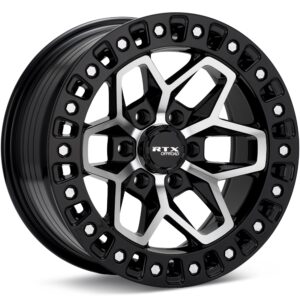 RTX Wheels Zion Machined w/Gloss Black Accent Wheels 17 In 17x9 00 082982
