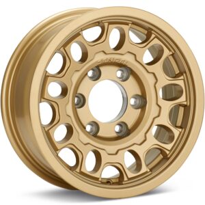 SenDel Towable T17 Gold Wheels 15 In 15x6 00 T17-56655MG