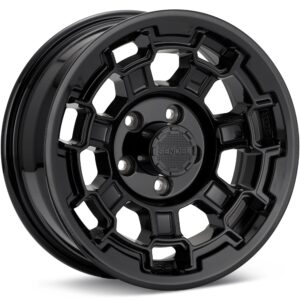 SenDel Towable T18 Gloss Black Wheels 14 In 14x5.5 00 T18-45545GB
