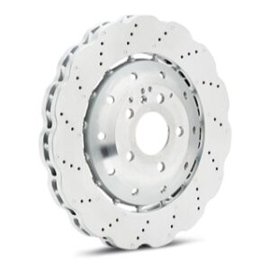 SHW Performance Lightweight Pin-Drive Drilled-Dimpled Wavy Rotor AFX47415