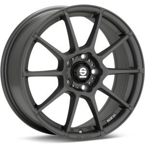 Sparco Assetto Gara Matte Graphite Silver Wheels 16 In 16x7 48 W29032605O1