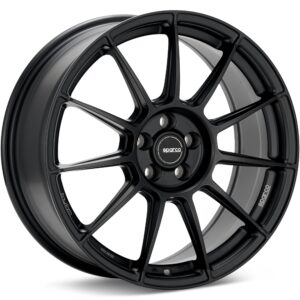 Sparco Flow Form FF4 Black Wheels 18 In 18x8 +29 W2912300139