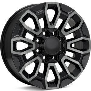 Sport Replica FR277 Black Machined w/Dark Tint Wheels 22 In 22x8.5 +44 277285448037