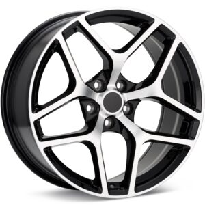 Sport Replica SM27F Machined w/Black Accent Wheels 20 In 20x10 35 27010352007F