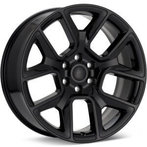 Sport Replica SM76 Gloss Black Wheels 22 In 22x9 +15 76290156502
