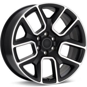 Sport Replica SM76 Machined w/Satin Black Accent Wheels 22 In 22x9 15 76290156526