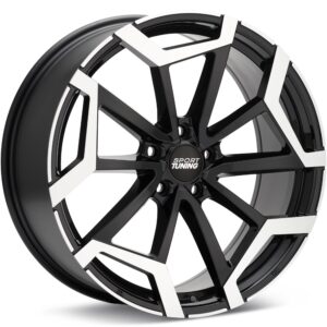 Sport Tuning ST11 Machined w/Black Accent Wheels 19 In 19x8 +45 ST11980455114BMF