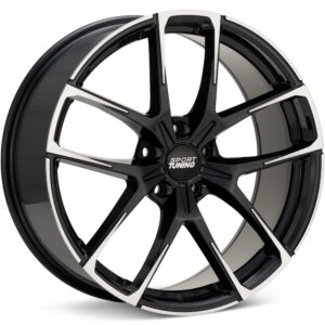 Sport Tuning ST13 Machined w/Black Accent Wheels 20 In 20x8.5 +40 ST13280405120BMF