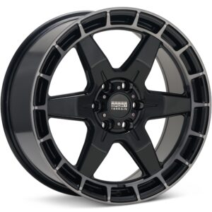 Sport Terrain TK17 Black Machined w/Dark Tint Wheels 18 In 18x8 +25 TK178803BMDT