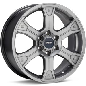 Sport Terrain TK7 Dark Silver Wheels 17 In 17x8 +45 TK77804DS