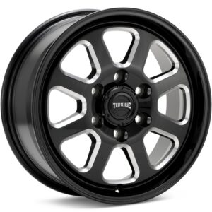 Torque Wheels Navigator Gloss Black w/Milled Accent Wheels 16 In 16x7 +38 5301670631338
