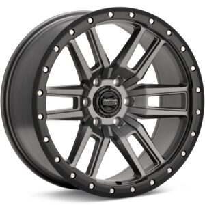 Torque Wheels Pritchett Anthracite w/Black Lip Wheels 17 In 17x9 0 4111790761200