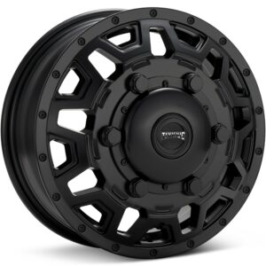 Torque Wheels Rush Dually Satin Black Wheels 16 In 16x6 -130 51416607004130