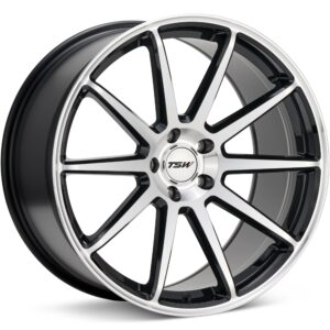 TSW Canard Machined w/Gloss Black Accent Wheels 19 In 19x10.5 +25 TW004BD19051225