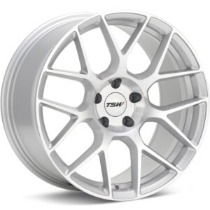 TSW Lasarthe Gloss Silver Machined w/Clear Wheels 18 In 18x8.5 +38 TW002SD18855138