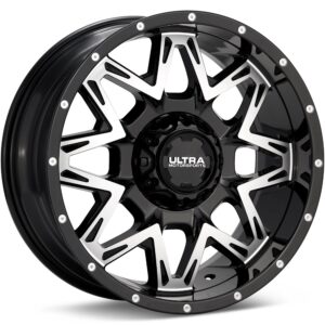 Ultra Carnivore Machined w/Black Accent Wheels 22 In 22x12 -44 254-2235U44