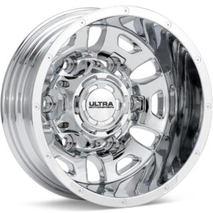 Ultra Hunter Dually Chrome Plated Wheels 17 In 17x6.5 +129 003-7681FC