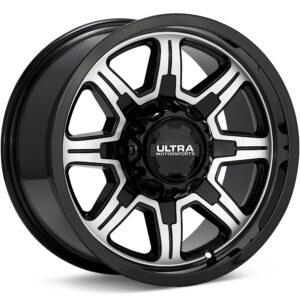 Ultra Menace Machined w/Black Accent Wheels 16 In 16x8 10 229-6851U+10