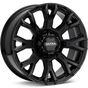 Ultra Scorpion Gloss Black Wheels 17 In 17x9 +12 123-7905BK+12