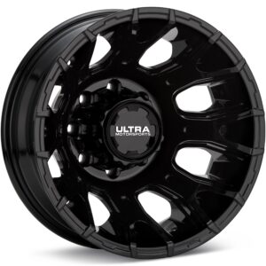 Ultra Scorpion Dually Gloss Black Wheels 17 In 17x6.5 +129 022-7681FBK