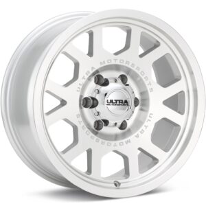 Ultra The Chief Silver Machined w/Clearcoat Wheels 16 In 16x8 +01 114-6883M+01