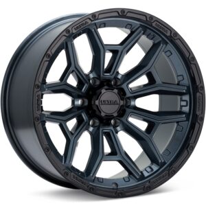 Ultra Warmonger 6 Anthracite w/Gloss Black Lip Wheels 17 In 17x9 -12 126-7983GN12