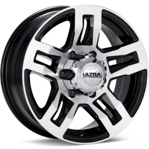 Ultra Trailer Hangout Machined w/Black Accent Wheels 15 In 15x6 00 052-5665U