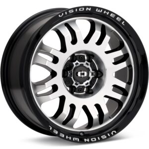 Vision Wheel Inferno Machined w/Gloss Black Accent Wheels 17 In 17x8.5 00 409-7886GBMF0