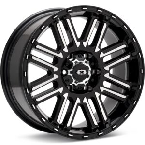 Vision Wheel Nexus Machined w/Gloss Black Accent Wheels 15 In 15x7.5 -12 348-5773GBMF-12