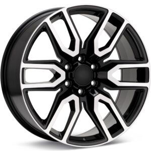 Voxx Replica Denali NZH Machined w/Gloss Black Accent Wheels 20 In 20x9 +27 NZH290-613927GBMF
