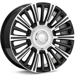 Voxx Replica ES4 Machined w/Gloss Black Accent Wheels 22 In 22x9 +28 ES42296009-28GBMF