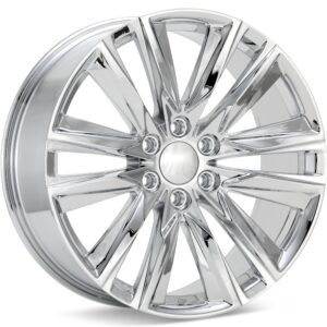 Voxx Replica ES6 Chrome Plated Wheels 22 In 22x9 +28 ES6 229-6139-28 C