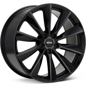 Voxx Replica EV1 Gloss Black Wheels 20 In 20x9 +30 EV1 290-5114-30GB