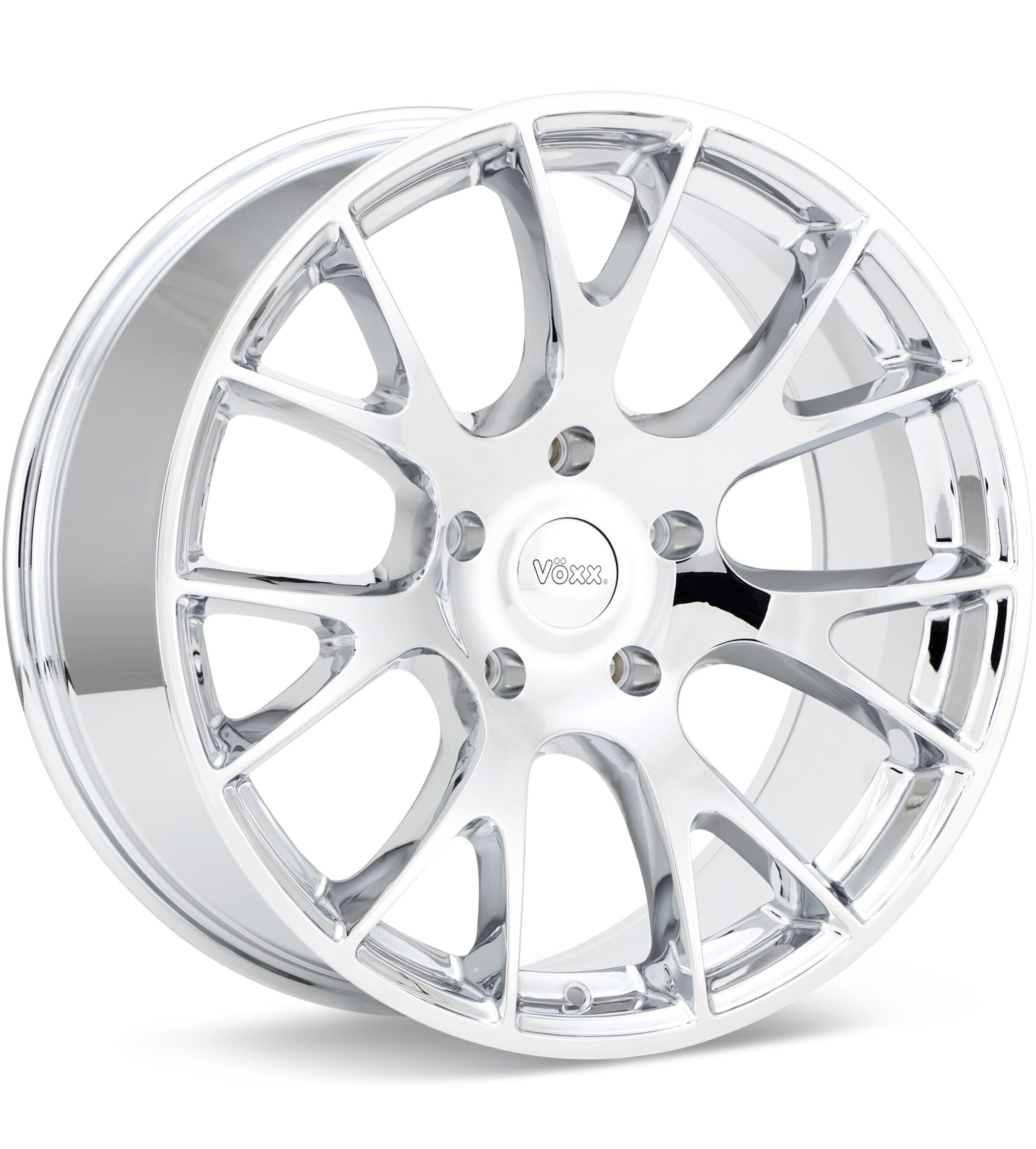 Voxx Replica Hellcat T Chrome Plated Wheels 20 In 20x9 +18 CAT 290-5139-18 C