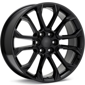 Voxx Replica SSI Gloss Black Wheels 22 In 22x9 +31 SSI229-6139-31GB