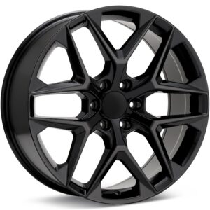 Voxx Replica SSW Gloss Black Wheels 22 In 22x9 +31 SSW229-6139-31GB
