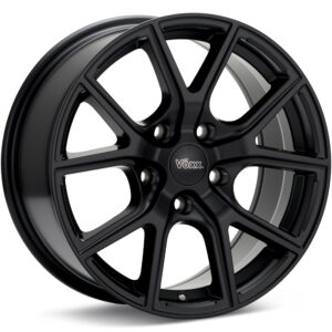 Voxx Replica Track Hawk Black Wheels 20 In 20x10 +50 HWK210-5127-50MB