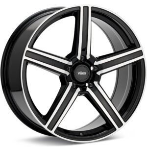 Voxx Road Wheels Como Machined w/Gloss Black Accent Wheels 16 In 16x7 +40 COM670-5008-40GBM